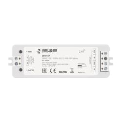 INTELLIGENT ARLIGHT Диммер SMART-SET-PWM-102-72-MIX-SUF White (12-24V, 2x5A, ПДУ RING 10кн, 2.4G) (IARL, IP20 Пластик, 5 лет) 036184