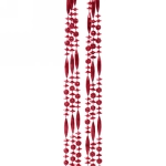 Бусы на ёлку 2м «Бриллианты», Красный