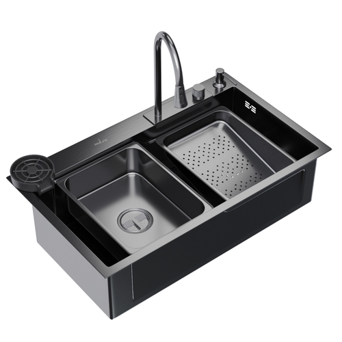 Мойка MIXlLINE PRO  75x46 черн.графит(комплект)   9226