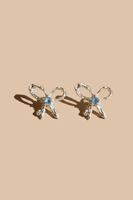 Серьги BLUE RIBBON EARRINGS / Puntus