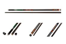 Кий / пирамида 2-pc "Winner Carbon 019" (черно-зеленый)