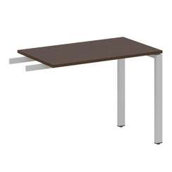 Metal System Приставной элемент на П-образном м/к БП.ПР-3 Венге Цаво/Металл Серый 1000*600*750