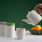 Банка для чая in the forest, 1,3 л, бело-зеленая