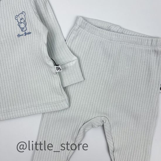 Комплект "Original" из фактурного хлопка, Серая дымка