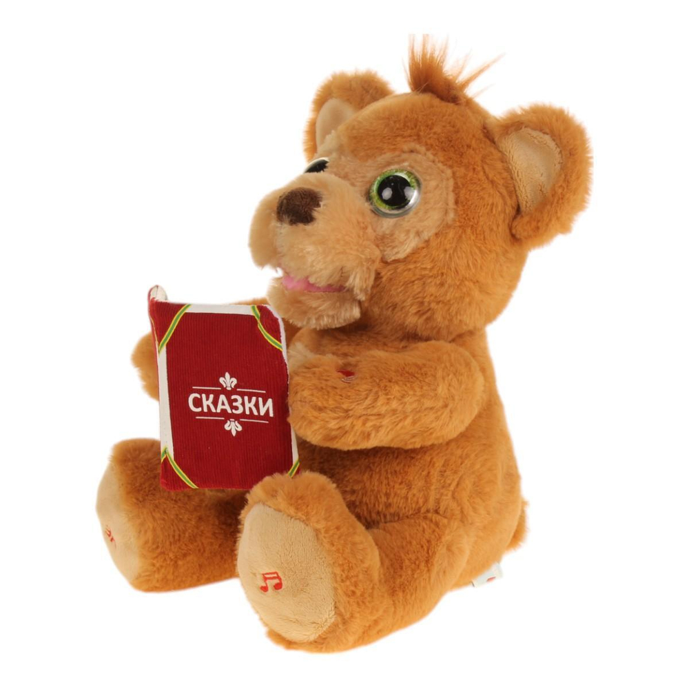 Мишка сказочник интерак. 29см. Михалков С. стихи, 5 сказок HTL2436 (Мульти-пульти)