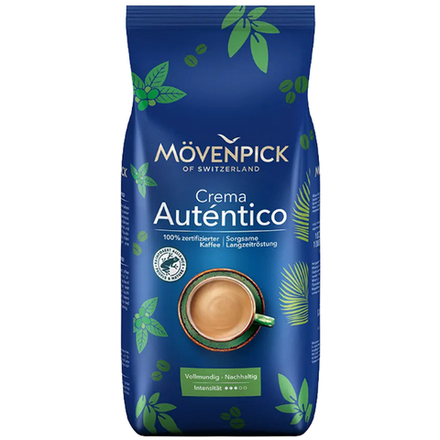 Кофе в зёрнах MOVENPICK Crema Autentico 1 кг, Мовенпик