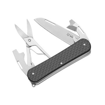 Нож FOX Knives FX-VP130-F4 CF VULPIS клинок из стали M390, рукоять карбон