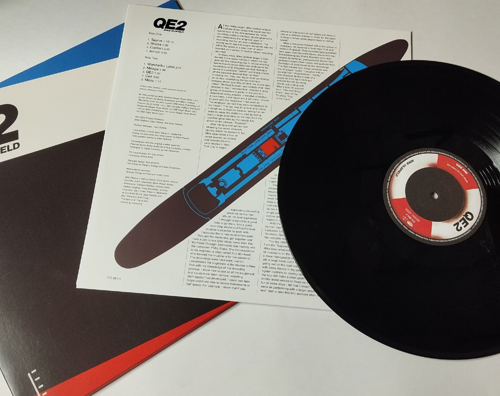 Винтажная виниловая пластинка LP Mike Oldfield QE2 (EU 2012)