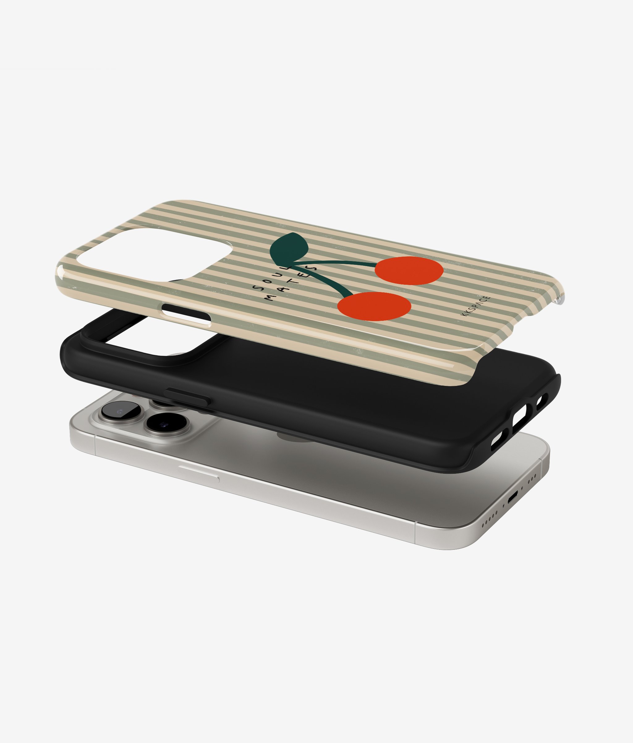 Чехол SOULMATES (зеленый) для iPhone