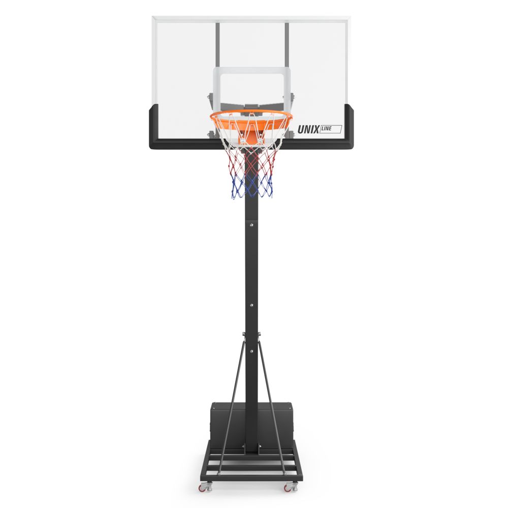 Баскетбольная стойка UNIX Line B-Stand-PC PRO 54&quot;x32&quot; R45 H230-305 см