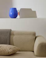 Ваза из синего стекла Kelse, 26 см