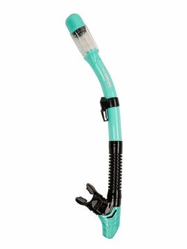 Трубка Sargan Снорклер сухая 2 клапана бирюзовый