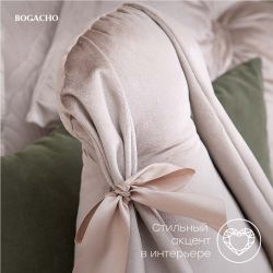 Подушка декоративная Кролик Мия Вельвет Беж