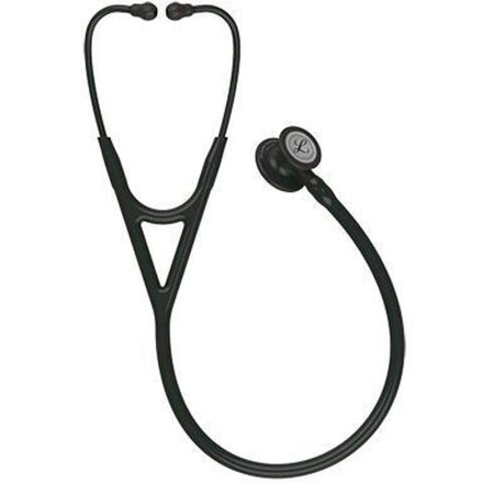 Стетоскоп Littmann Cardiology IV, черный, черная матовая акустическая головка, черный ствол (6163)