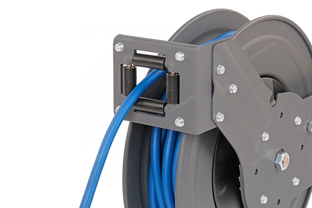 NORDBERG (HR0820RPVC) Шланг воздушный на стальной катушке, гибридный ПВХ &Oslash; 08х12 мм, 20 м