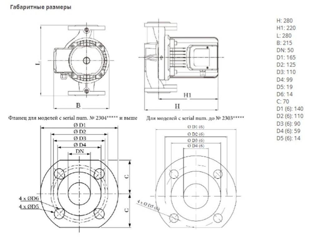 Насос NOC 50/12 EM