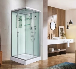 Душевая кабина WeltWasser (ВельтВассер) Laine 804, с низким поддоном, с электрикой и ГМ, 80x80x217