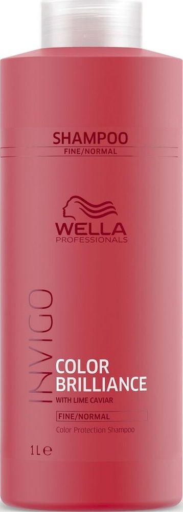 Wella Invigo Color Brilliance Шампунь для защиты цвета окрашенных нормальных и тонких волос 1000 мл