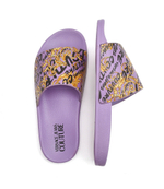 шлепанцы Versace Jeans Couture - фиолетовый(73VA3SQ3ZS360)
