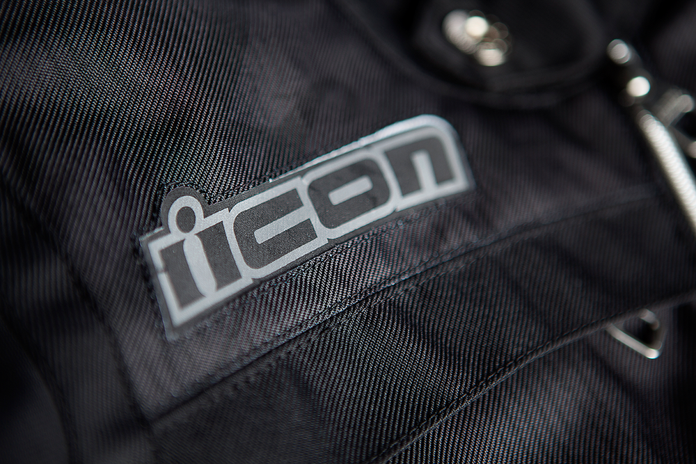 Мотокуртка - ICON HELLA 2 (женская, текстиль, черная)