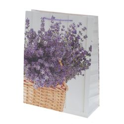 GAEM Пакет подарочный (бумага, плотность 210г/м2, блок микс 12шт), L31 W12 H40 см, 4в.