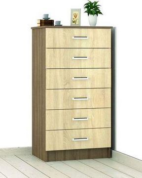 Комод КАТРИН-4 ясень шимо / дуб сонома