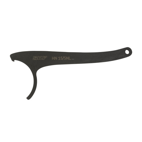 Hook spanner for use inside split plummer (pillow) block housings HN 15/SNL