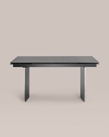 Стол обеденный Селин раскладной 160-240*90 керамика темная