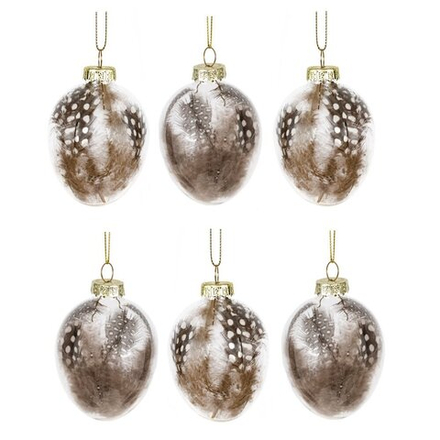 GAEM Набор из 6-ти изделий декоративных подвесных "Яйцо пасхальное" (6*9), L19 W19,5 H6 см