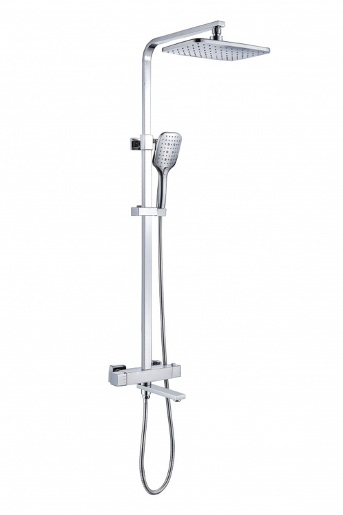 393561 Душевая система с термостатом КВАД. (хром) ViEiR (5/1шт)
