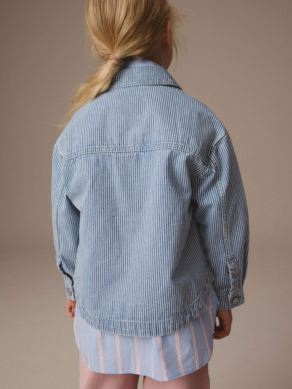 Куртка джинсовая для девочки Next E25-199, Голубой