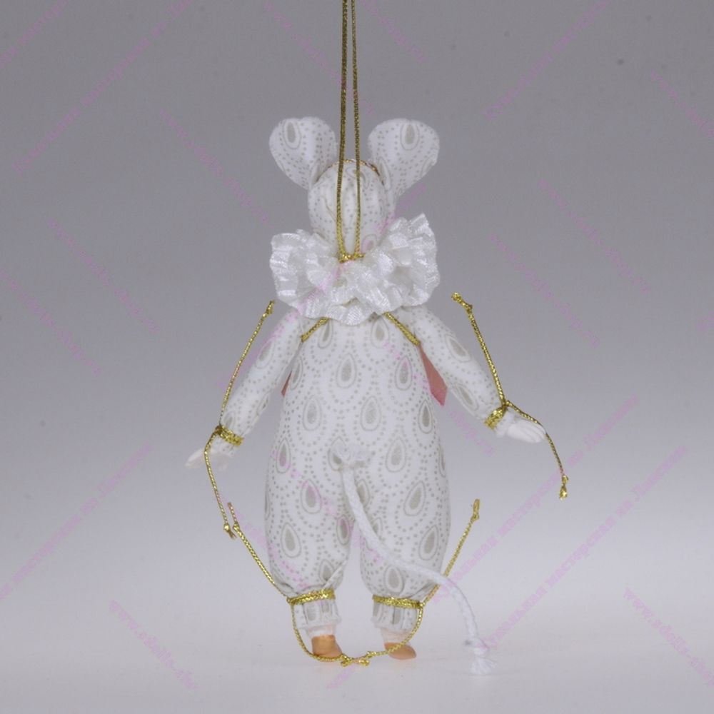 Ёлочная игрушка  Девочка-Мышка