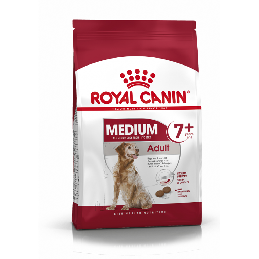 Royal Canin Medium Adult 7+ Корм сухой для взрослых собак средних размеров от 7 лет и старше 15 кг