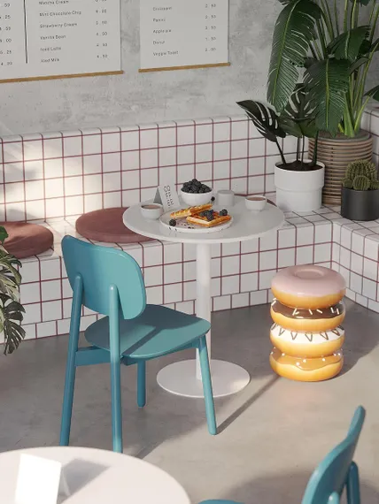 Стул Saga, сине-зеленый