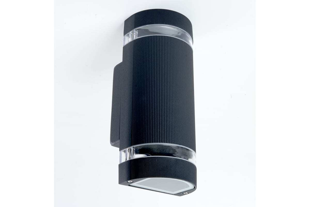 Светильник архитектурный DH1702, на стену вверх/вниз, GU10 230V, черный Feron