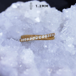 Кликер Weave Crystal PVD Yellow 1.2мм