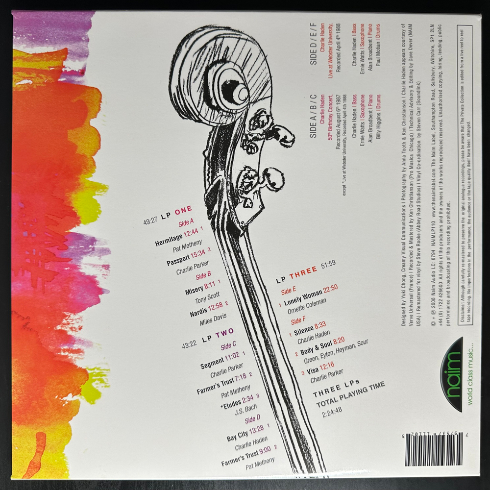 Charlie Haden ‎– The Private Collection 3LP (Англия 2008г.)