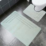 Комплект ковриков DKTX Comfort Linea 2шт 50*80/50*40см 10мм 4502 (молочный)