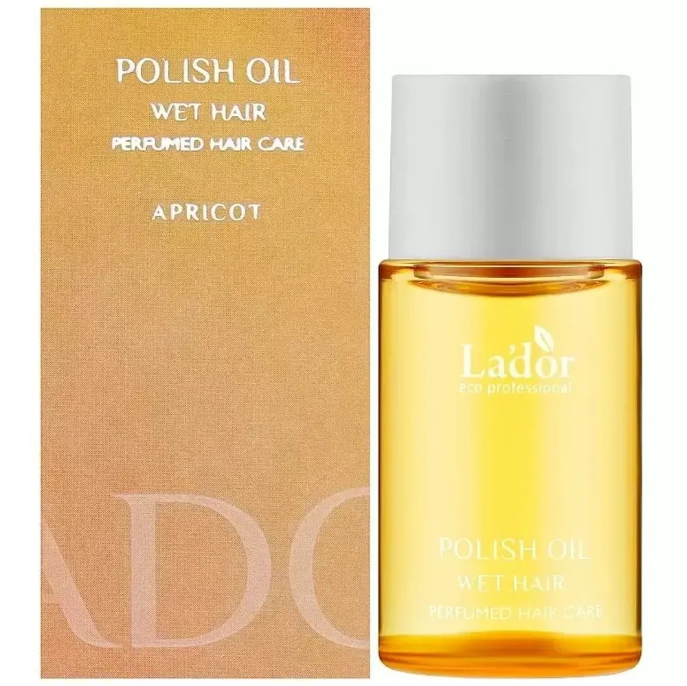 La`dor Парфюмированное масло для создания мокрого эффекта волос Lador Polish Oil Apricot 10 мл