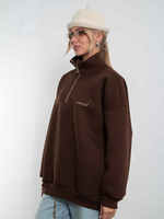 Свитшот на молнии Everest Коричневый