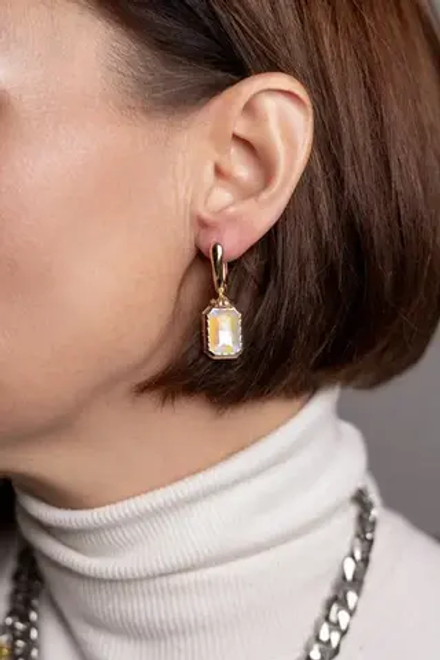 HMG 1309 Crystal Серьги mix  арт.0679