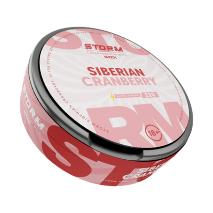 STORM BY ШОК SIBERIAN CRANBERRY (220 МГ) - СИБИРСКАЯ КЛЮКВА