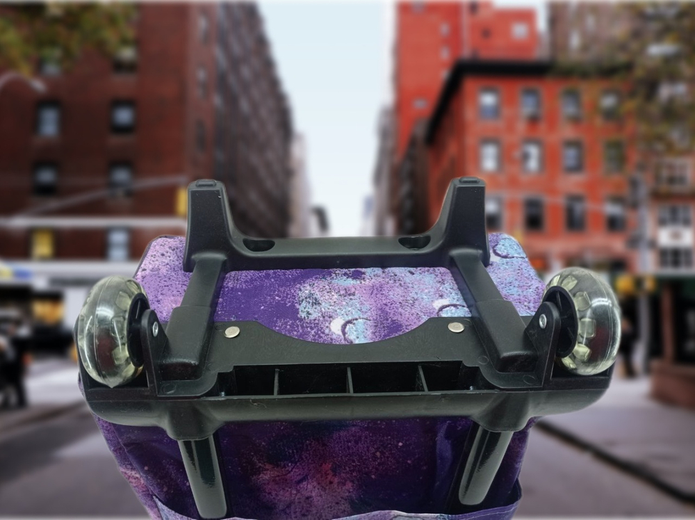 Сумка на колесиках , хозяйственная , сумка-тележка , с выдвижной ручкой.