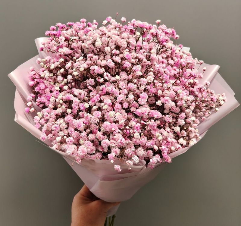 Букет "Розовый закат"