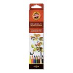 Набор акварел. каранд. KOH-I-NOOR MONDELUZ  6 цв. шестигранные