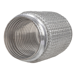 Компенсатор (гофра) выхлопной системы 3х-слойная WIRE MESH 75x150 UNIVERSAL D=75mm L=150mm GANZ GIG05330