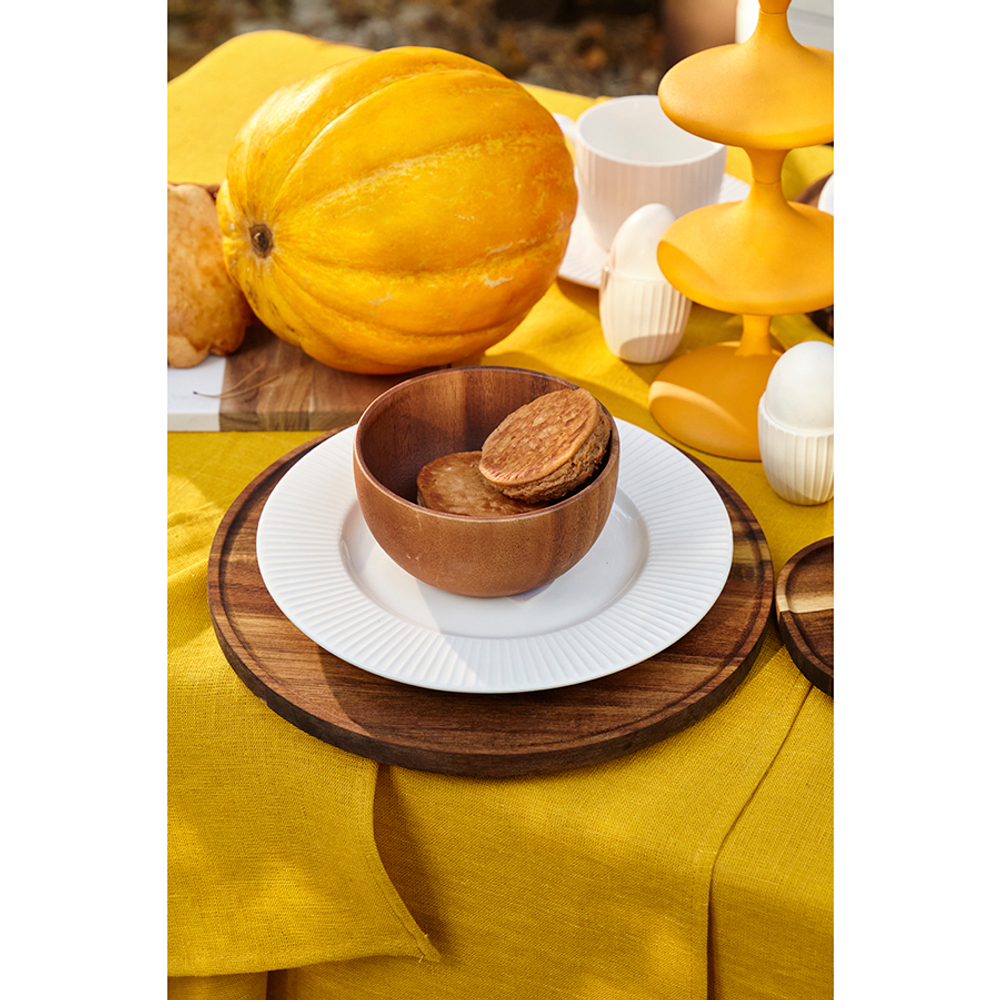 Набор тарелок 2шт 21см Liberty Jones Soft Ripples белый