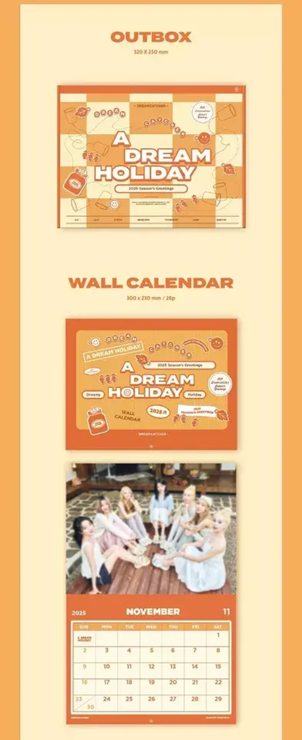 Календарь DREAMCATCHER - 2025 SEASON’S GREETINGS [Holiday ver.]