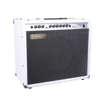 E-WAVE PAN 60 Комбоусилитель для электрогитары. Мощность: 60 Вт. Динамик: 12". 2 канала, выход на наушники, AUX-вход. Пружинный эффект Reverb. Корпус выполнен из фанеры.