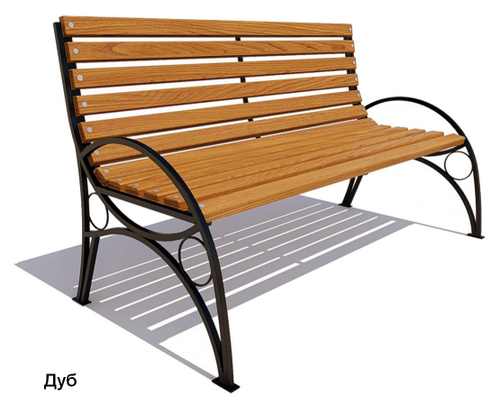 Скамейка уличная Тверь, Сосна